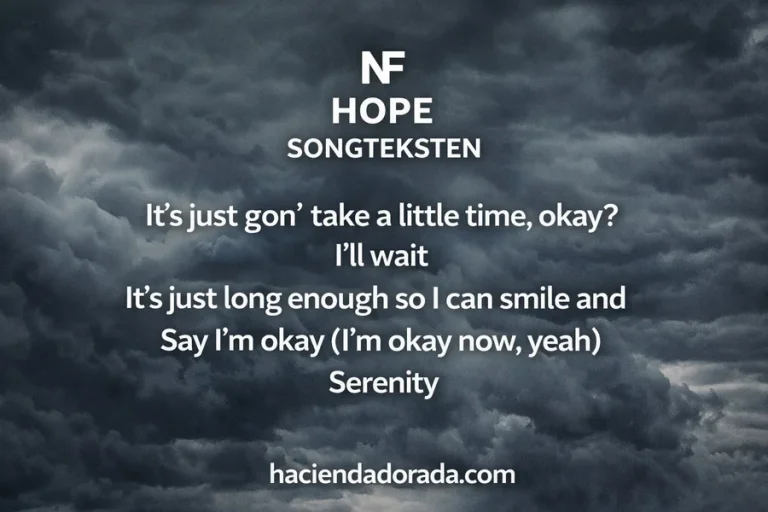 NF Hope Songteksten
