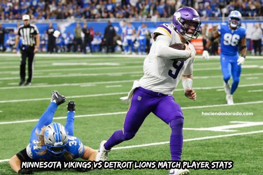 Minnesota Vikings vs Detroit Lions Match Player Stats