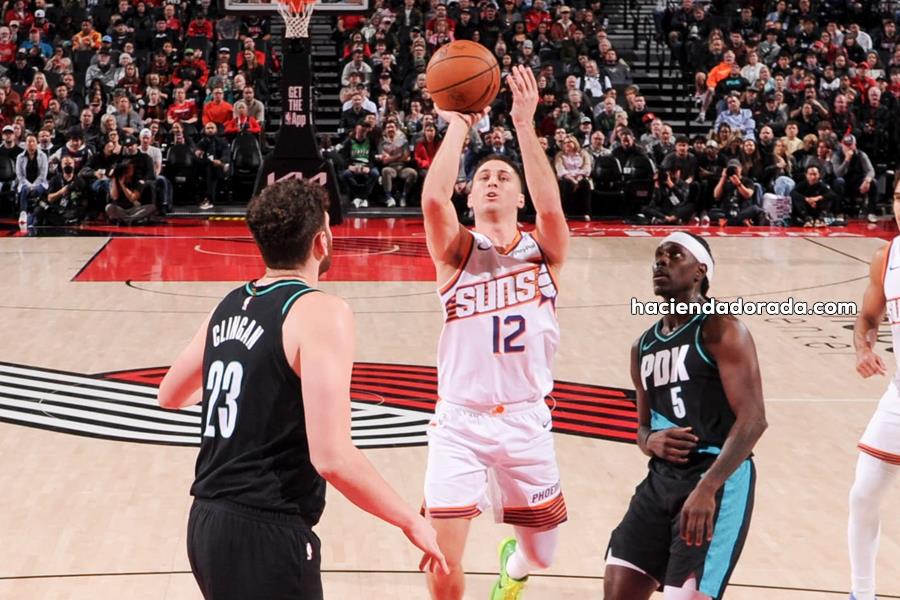phoenix suns vs portland trail blazers match player stats 